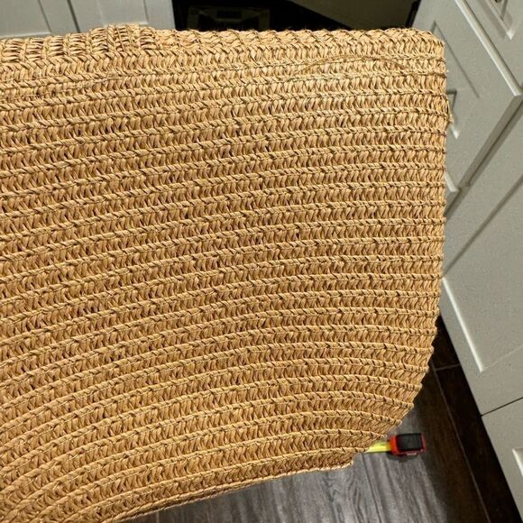 AKTUDY Woven Straw Crossbody Bag – Boho Raffia Summer Purse with XL handle - Picture 3 of 10